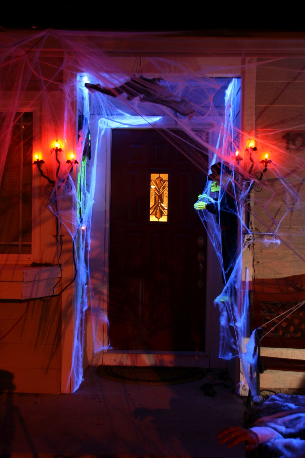 Halloween Themed Decoration, Terrifying Eyes, Windows, Doors