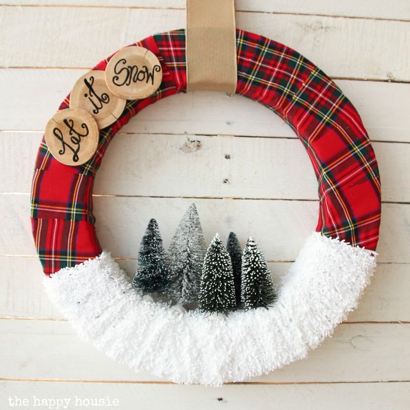 homemade christmas wreaths