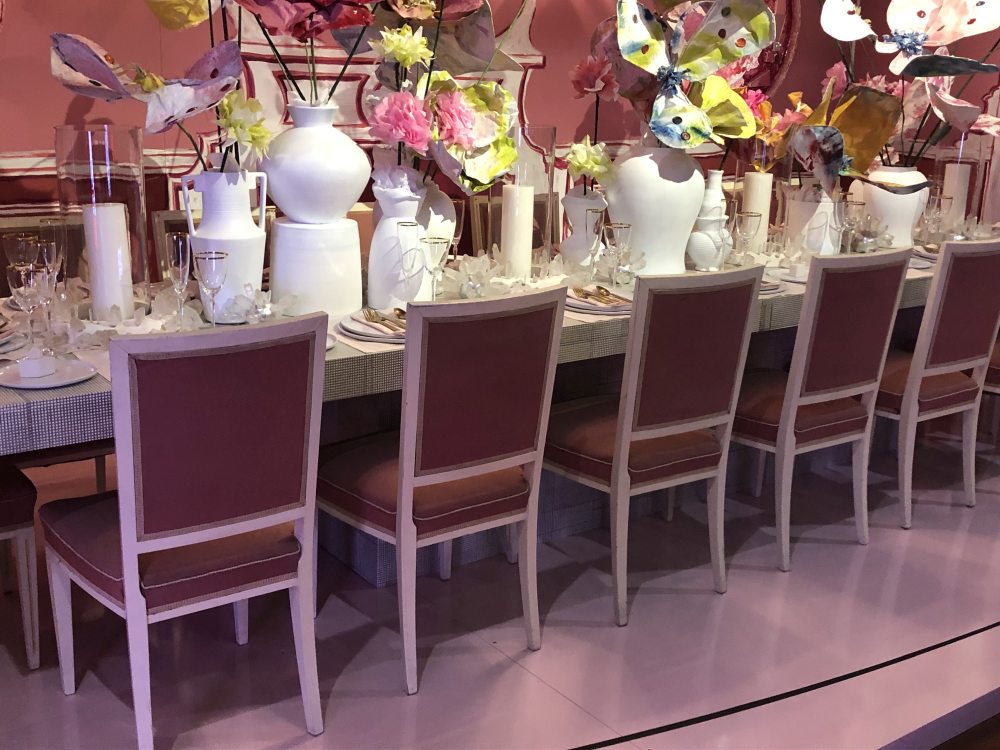 Monochrome Vases Dining area