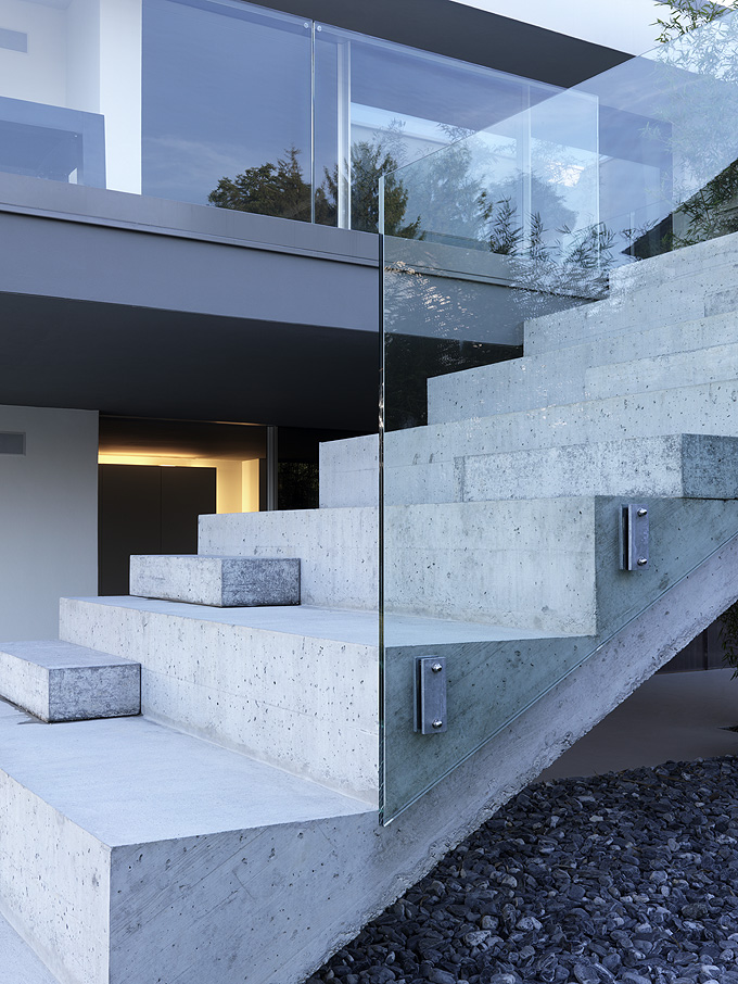 modern exterior stairs