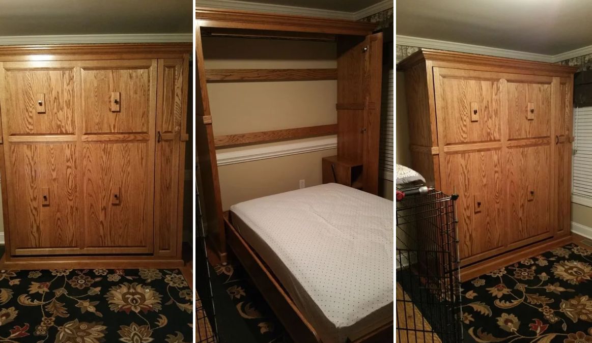 Dresser wall bed DIY