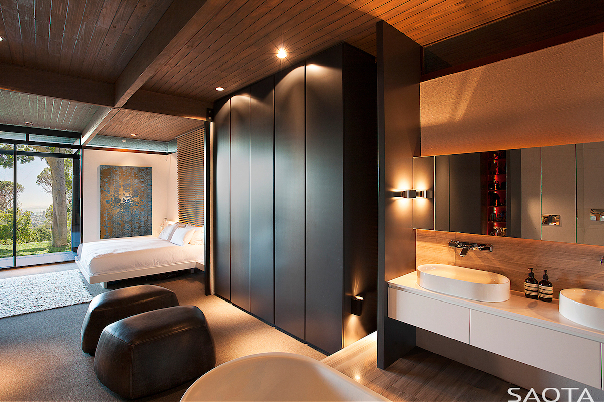 New master bedrooms incorporate the bathroom.