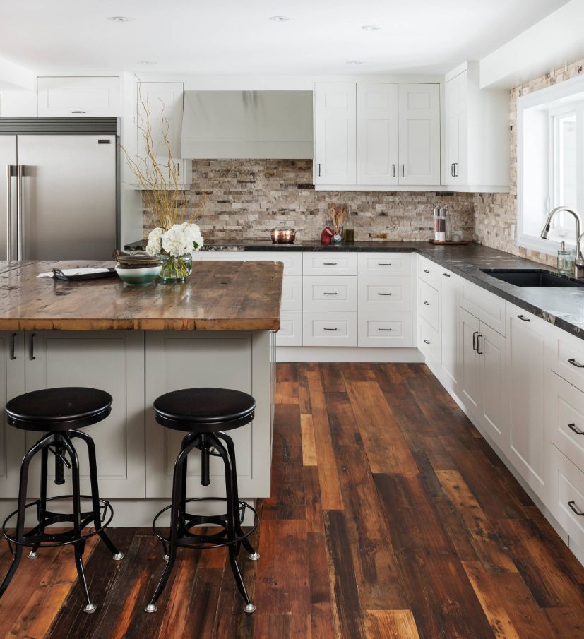 Kitchen hardwood floor