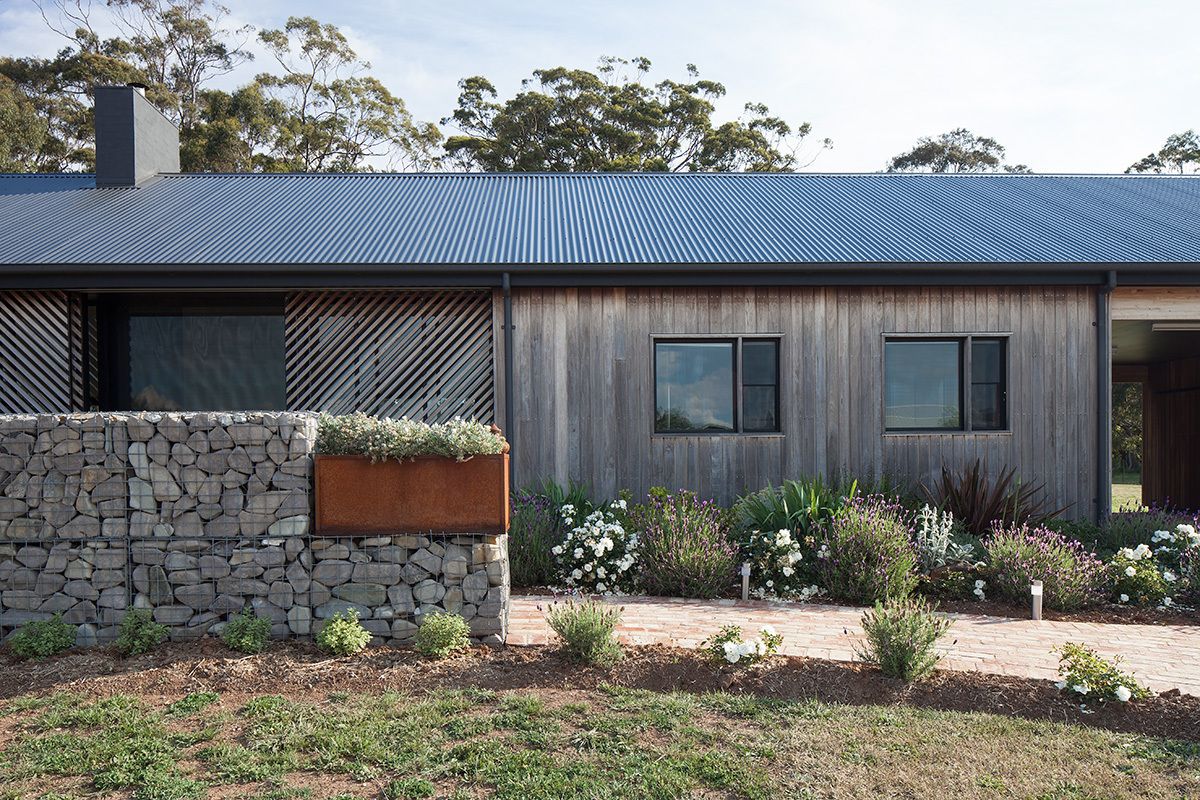 This house is a wonderful blend of old and new, modern and traditional in just the right proportions