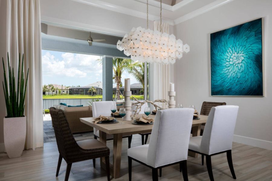 Beach Style Dining Room