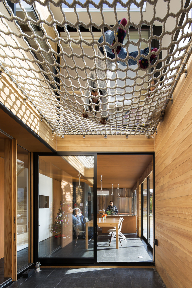 Nets fun for homes by House in Sukumo Container Design