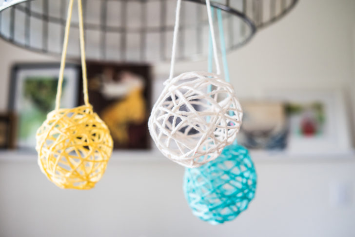 Decorative Yarn Globes