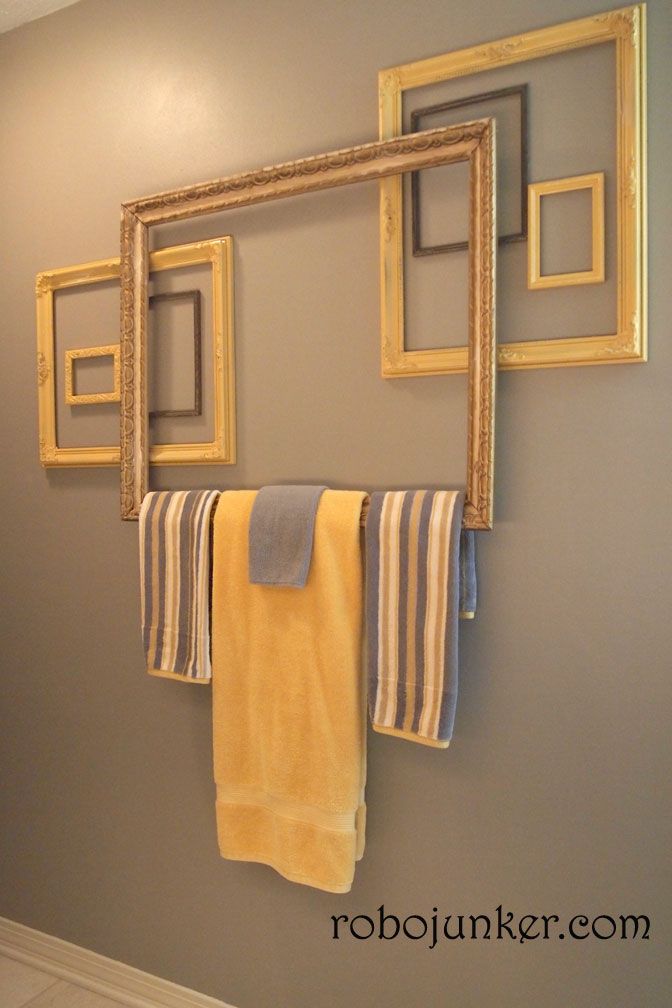 decorative towel rack ideas