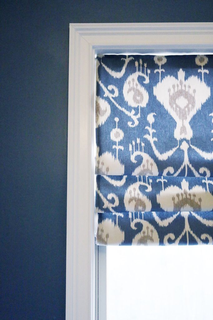 Banded Roman Shades