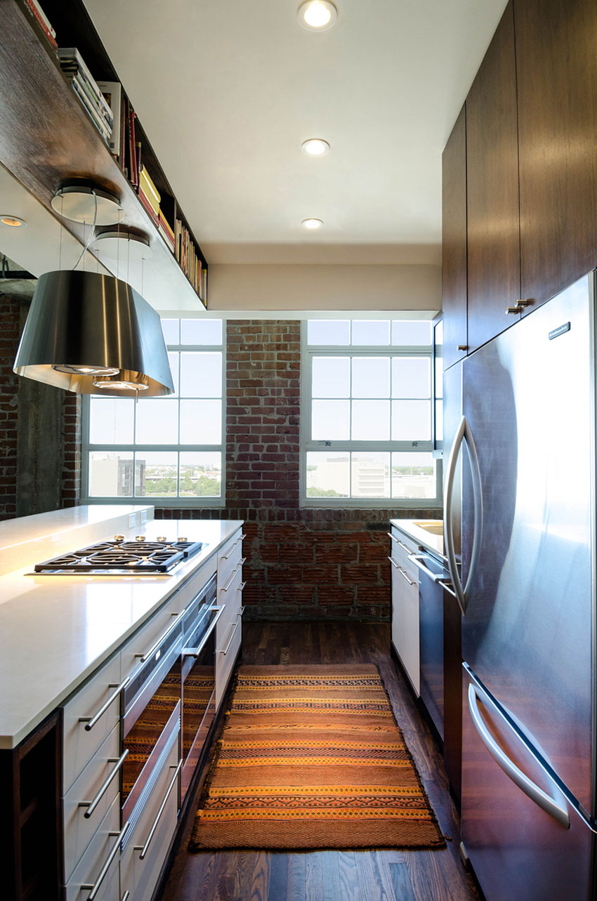 Kitchen Island Vent Hoods That You Can Actually Be Proud Of   Houston Loft By CONTENT Architecture Kitchen Island Vent 