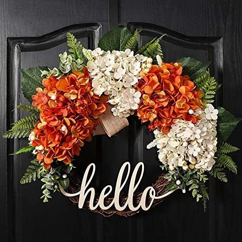 QUNWREATH 18 Inch Fall Wreath