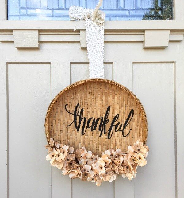 Thanksgiving wreath idea