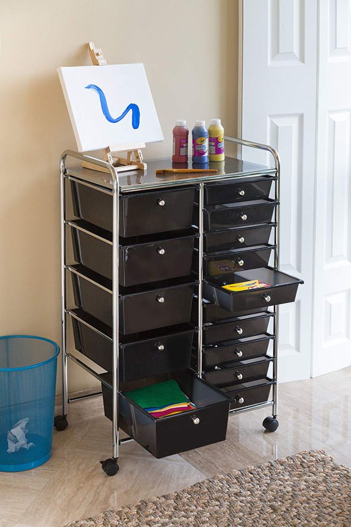 Classics 15 Drawer Organizer Cart