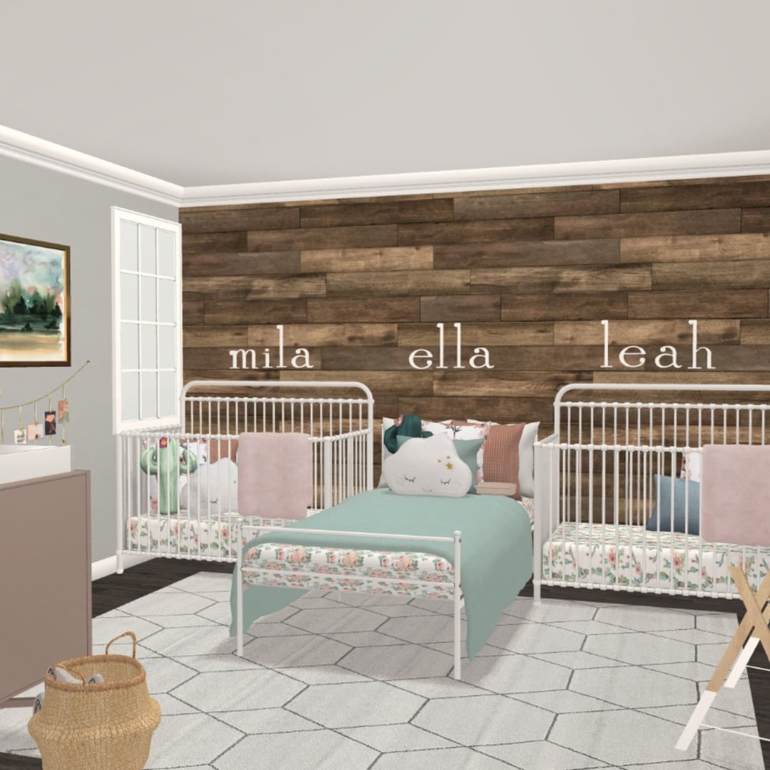 Grey shade nursery room decor