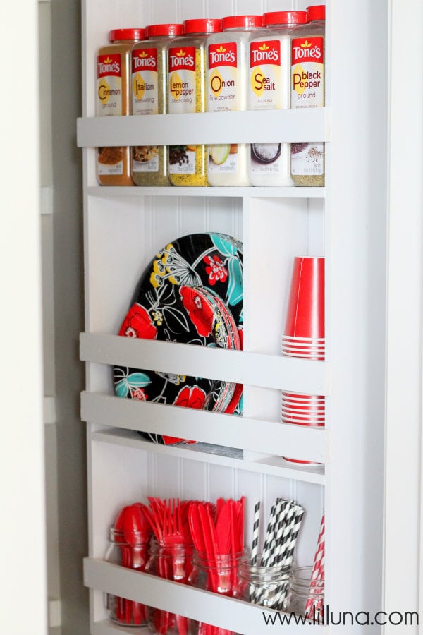 Make an organizer for commonly-used items