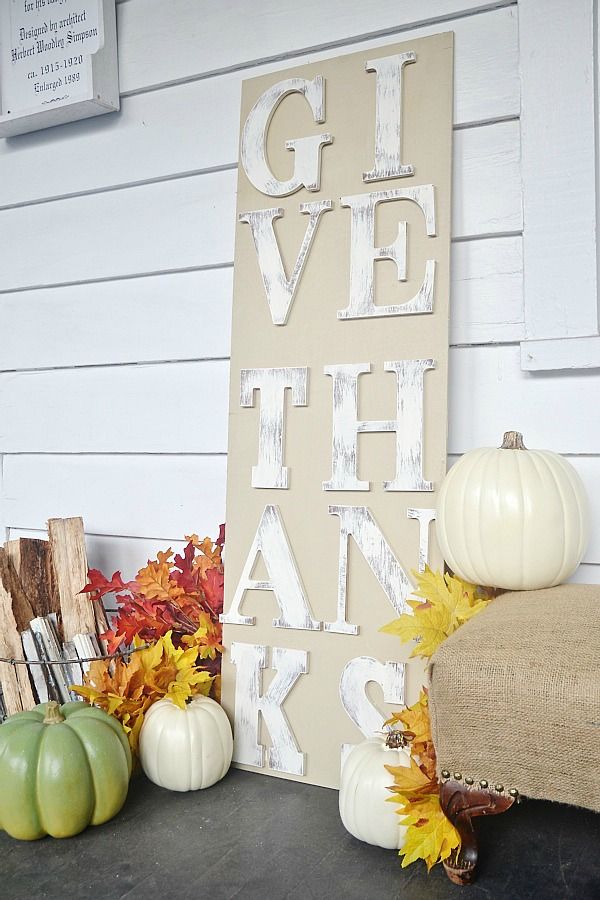 Fall porch thumb wood pumpkin