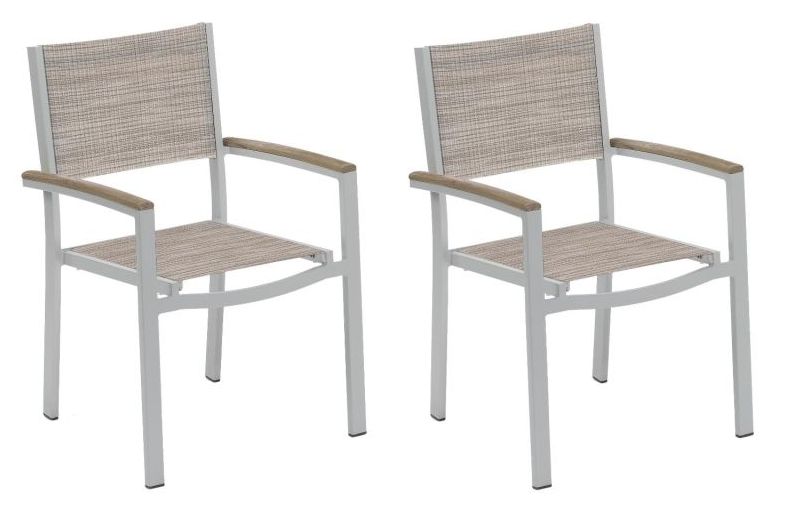 Travira 2 Piece Aluminum Patio Club Chair Set