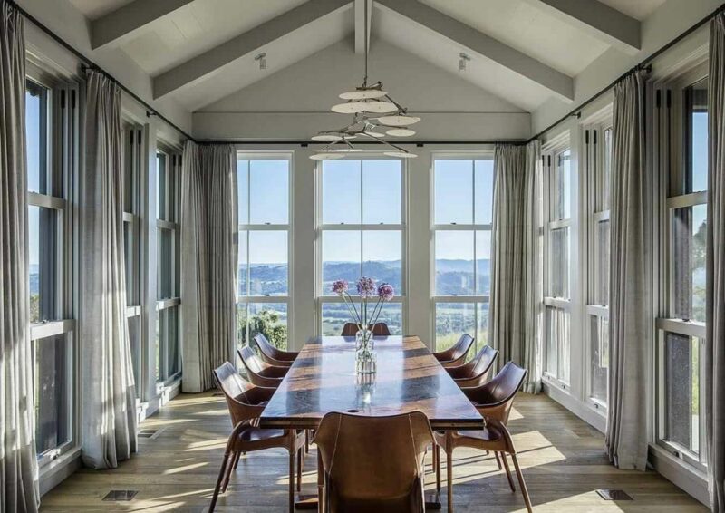 View of Casual Luxury and Sweeping Views Dominate This Wine Country Home