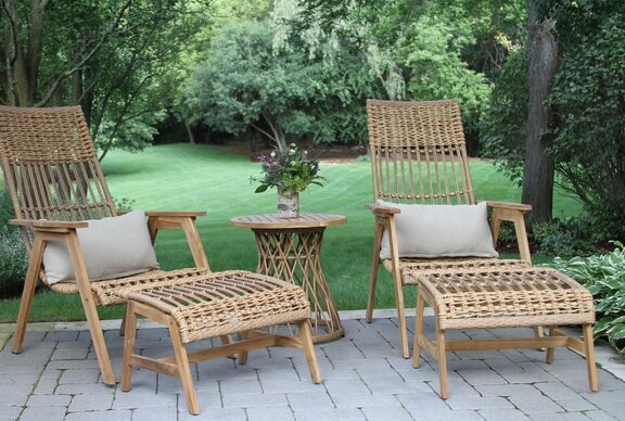 devair teak patio chair