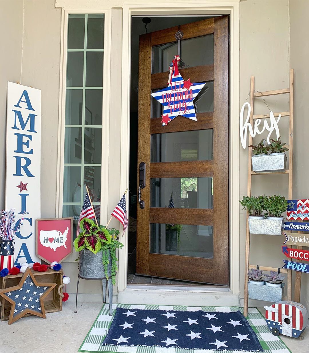 Decor for 4th of july outdoor