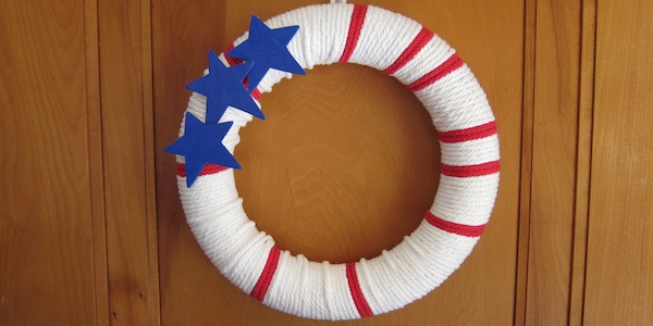 Patriotic Seas 22Dried Floral Wreath