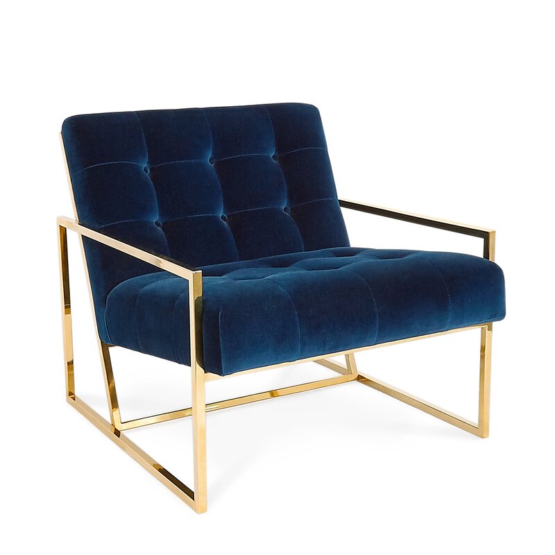 Jani Armchair with gold arms