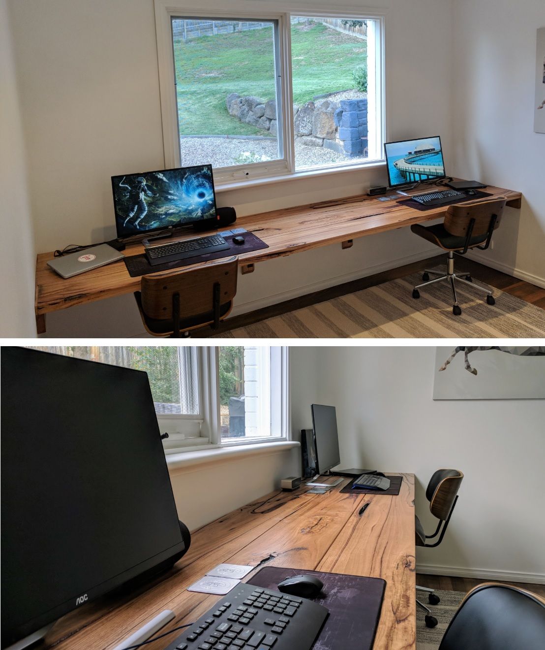 DIY Home Office Desk, San Diego DIY