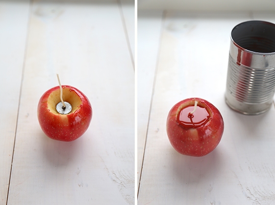 Simple Fall Apple Candles