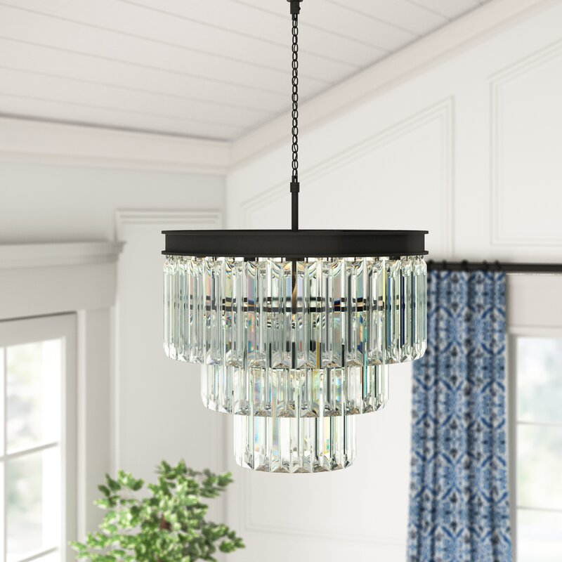 eitzen 12 light chandelier