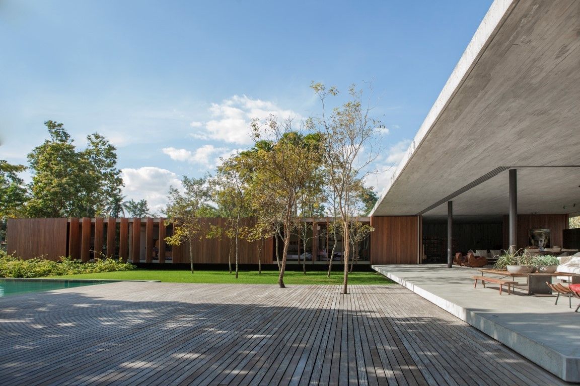 A concrete house in Brasilia