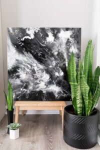 Easy Abstract Painting: 20 Cool Ways To Hang Art On Your Walls