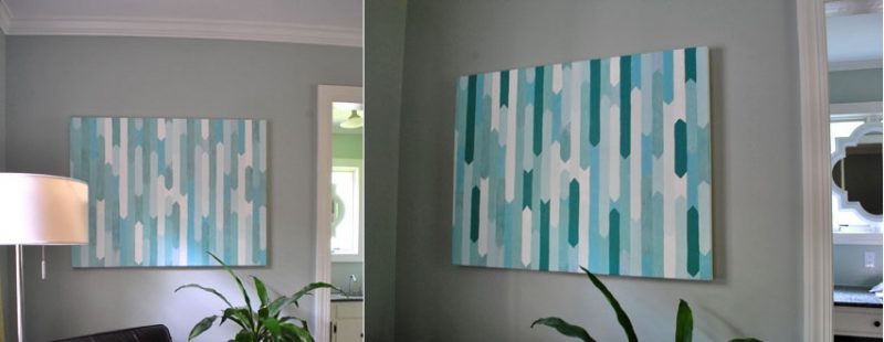 Easy Abstract Painting: 20 Cool Ways To Hang Art On Your Walls ...