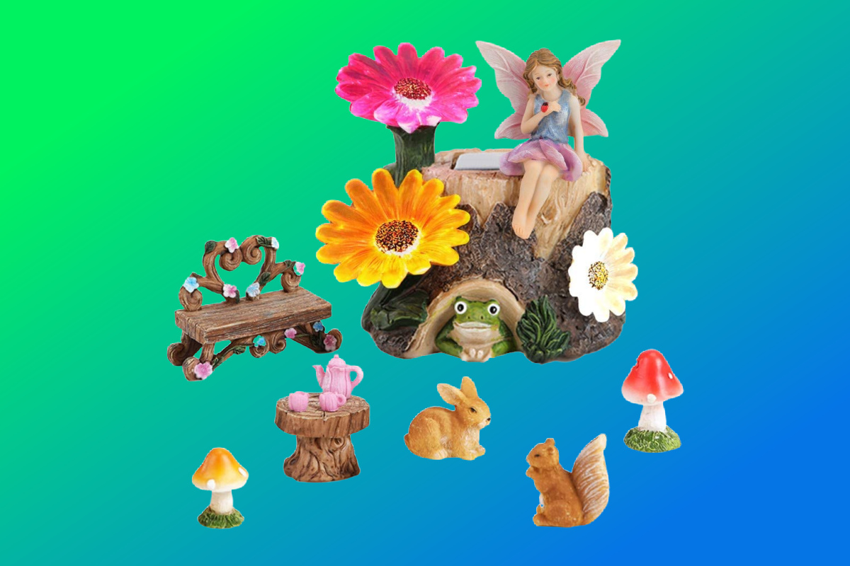 HDNICEZM Fairy Garden Accessories Kit