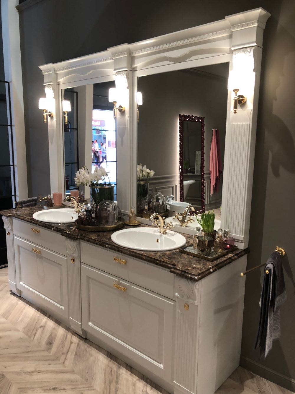 Bathroom double vanity