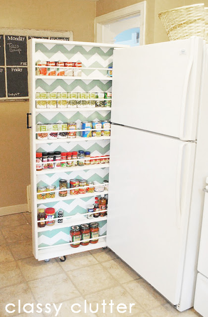 Pantry Ideas - DIY Canned Food Storage - Shanty 2 Chic