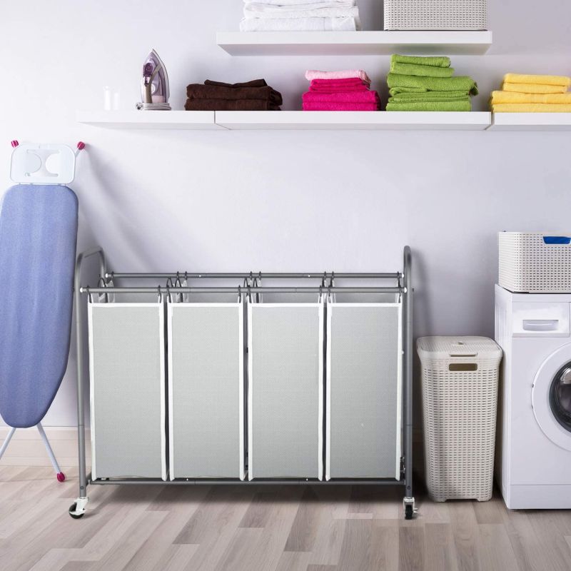 How To Sort Your Laundry In Style - Cool Laundry Basket Holder Ideas