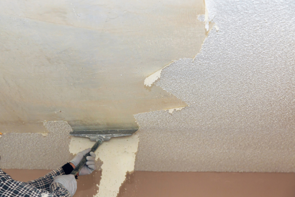 How To Remove A Popcorn Ceiling