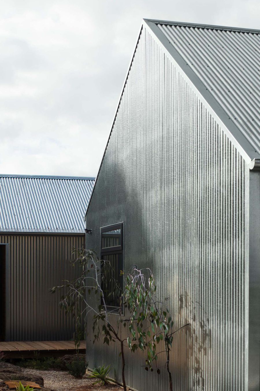 The Lookout by Hybrid raised on stilts over a Seattle alleyway bedroom