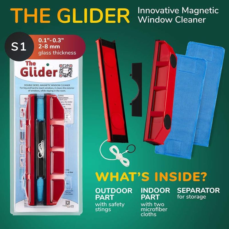 Tyroler Bright Tools the Glider S 1 Magnetic Window Cleaner