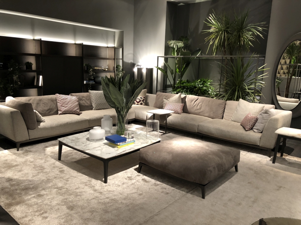 Gray living room decor