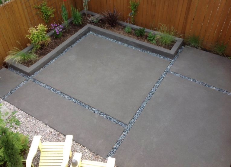 Concrete Cost Per Yard To Build Patios Houses And Slabs Yardworship Com   Outdoor Concrete Modern Paver Patio 