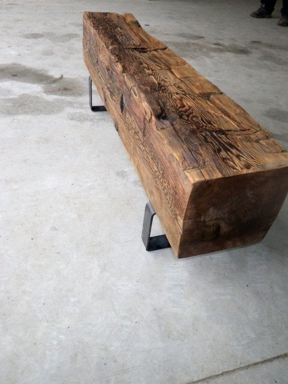 Railroad Tie Bench