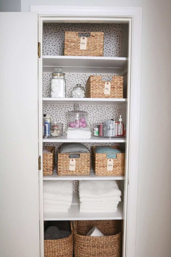 How-to-organize-the-lnen-closet Как эффективно организовать бельевой шкаф