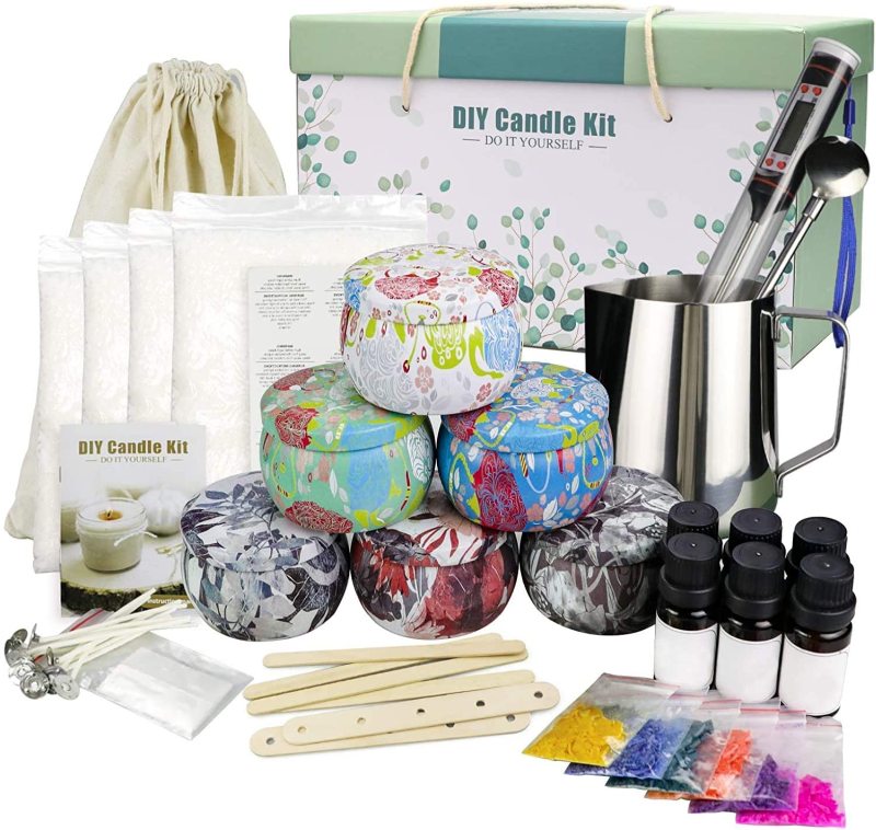 Candle Making Kit, Candle Making Kit for Adults, Beeswax DIY