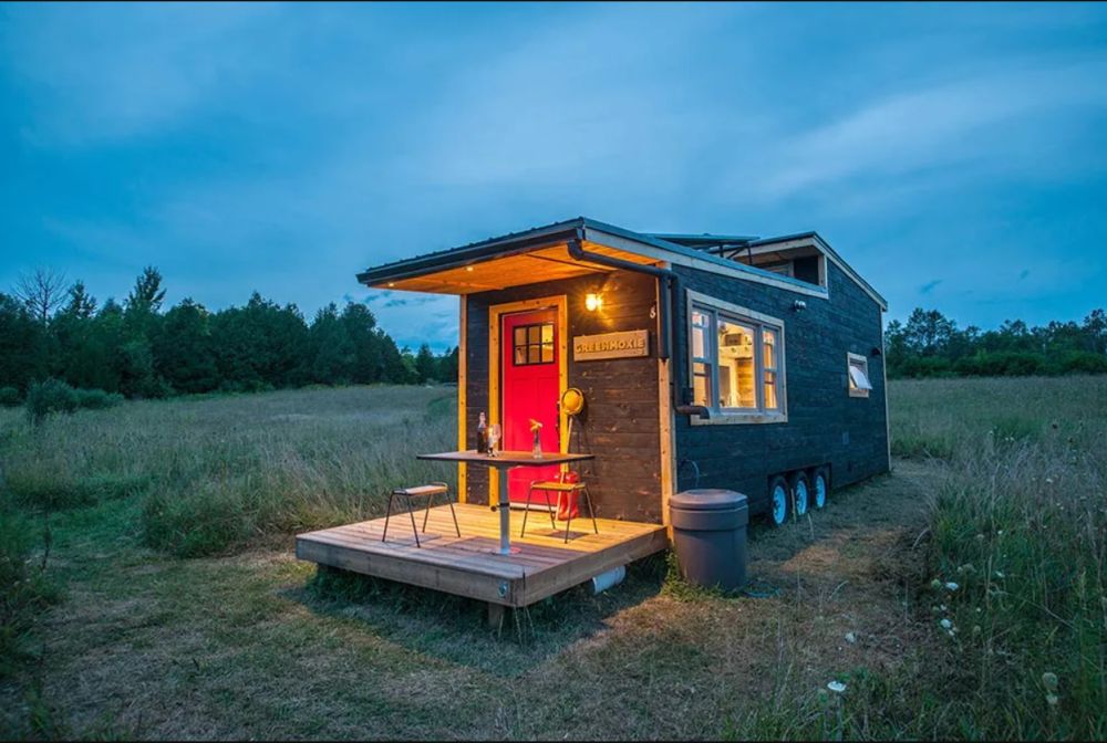 Tall Tiny House interior