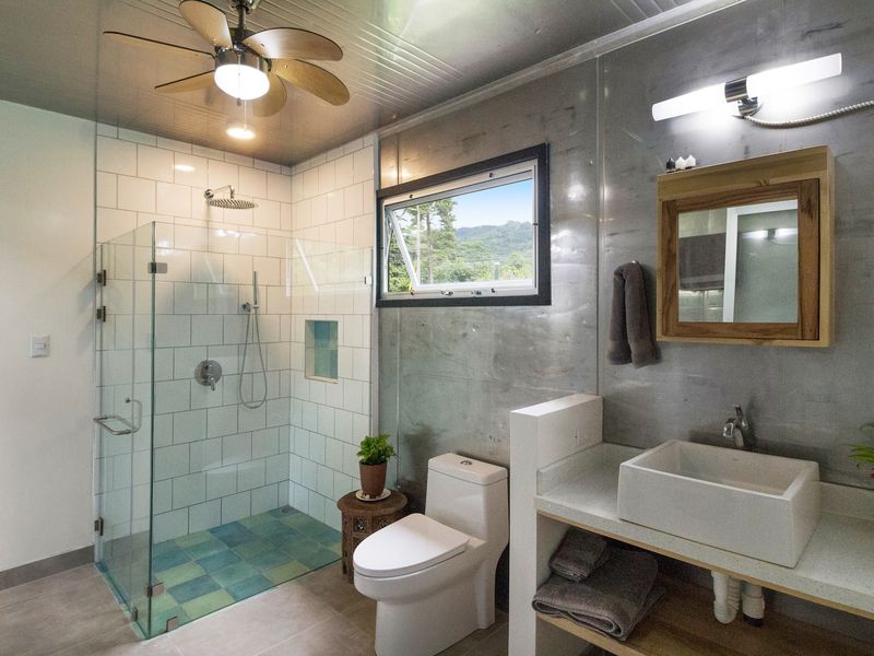 Container home bathroom