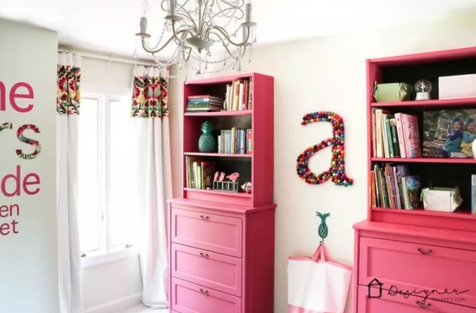 Bookcase and dresser combo