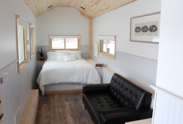 The Hudson tiny house interior