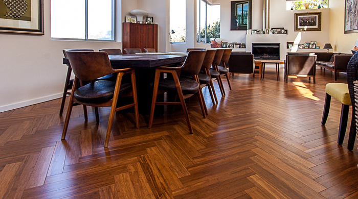 Herringbone Bamboo Flooring