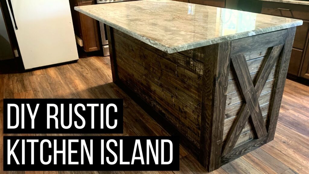 How to Build Rustic Kitchen Islands